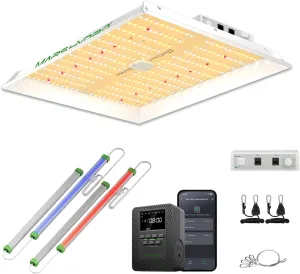 MARS HYDRO TS1000 150W LED Grow Light for Indoor Plants, with ADlite RB30 Led Grow Light for Indoor Plants and ITime 2-in-1 Smart Timer Outlet