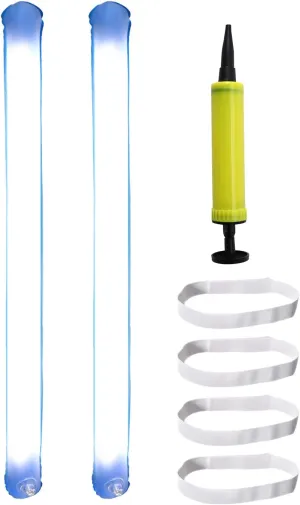 Matybobe 2PCS Camping Inflatable Light White Color Outdoor Folding USB LED Light Travel Tent Inflatable Lamp