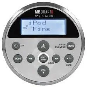 MB Quart WRC-S1 Compact Round Wired Remote for All MB Quart Marine Radios