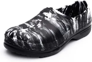 Meidiastra Mens Womens Slip Resistant Waterproof Chef Shoes Nurse Shoes Rain Shoes Work Clogs for Kicthen Garden