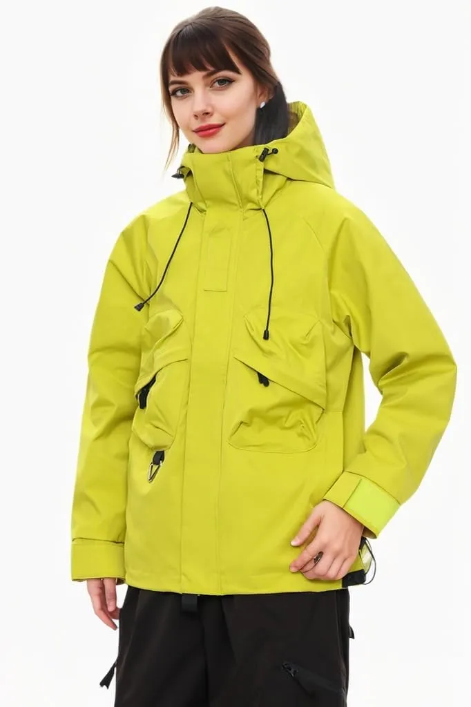 Men's And Women's Outdoor Sports Waterproof Hooded Raincoat Windproof Jacket