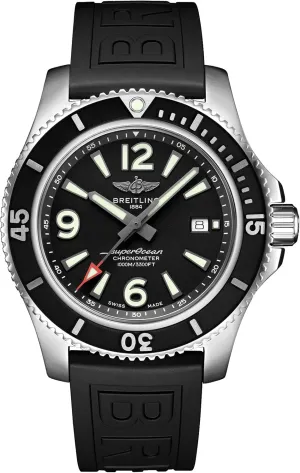 Mens Breitling Superocean 44mm Watch 1000 Meter Waterproof