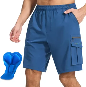 Men's Mountain Bike Shorts 3D Padded Bicycle Biking Shorts Quick Dry Lightweight MTB Cycling Shorts