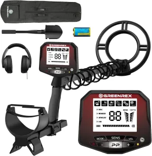 Metal Detector for Adults Professional, Waterproof Pinpoint, High Accuracy Gold and Silver Detection, Underwater and Beach Use, 10'' IP68 Coil, Bigger LCD, New Advanced DSP Chip，Red