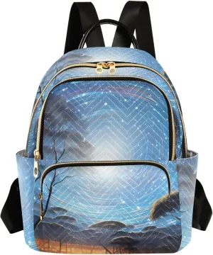 Meteor Firefly Fashion Travel Backpack for Women Multi Pockets Lightweight Purse for Women-S
