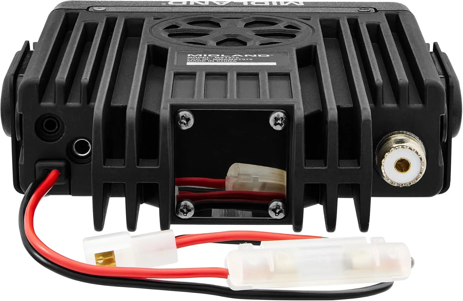 Midland - MXT575J - Jeep 50 Watt GMRS MicroMobile Two-Way Radio - Farms Ranches Overlanding Trails Off-Roaders - 8 Repeater Channels - Compact Design External Magnetic Mount 2.1dB Unity Gain Antenna