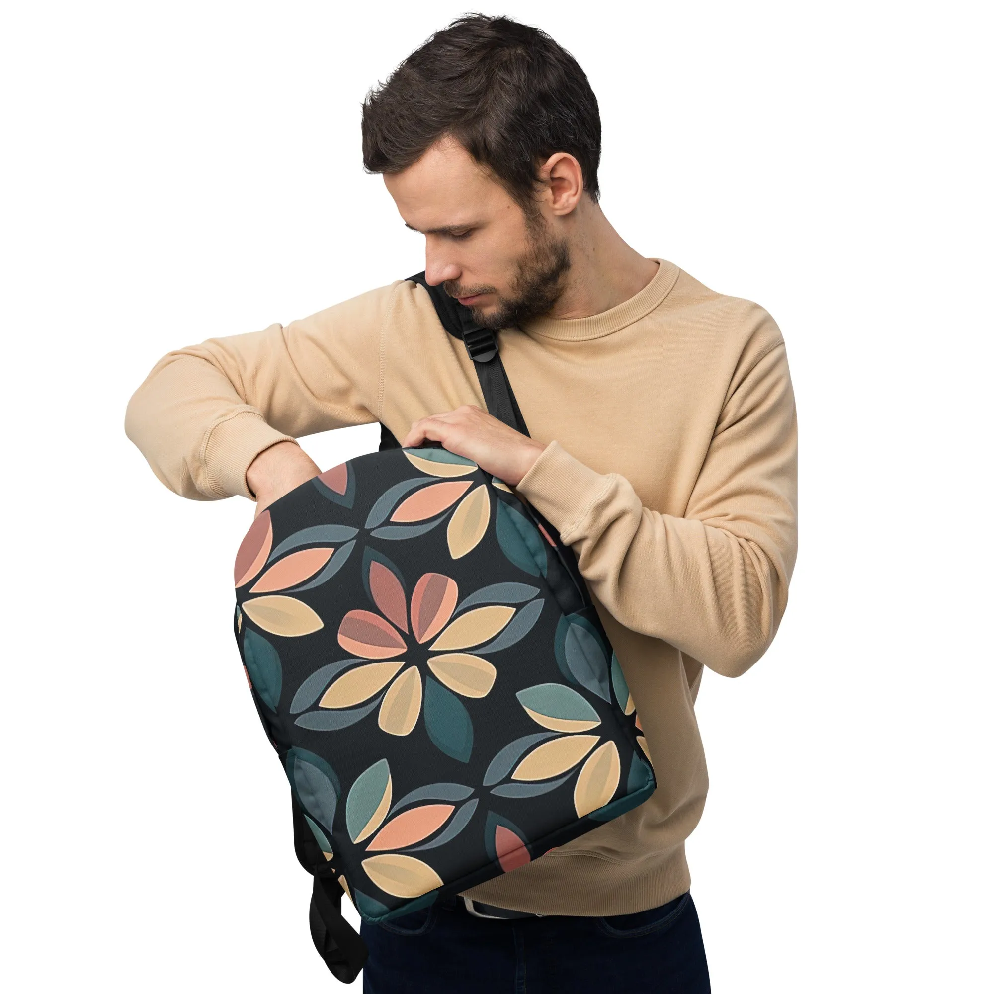 Midnight Bloom - Minimalist Backpack