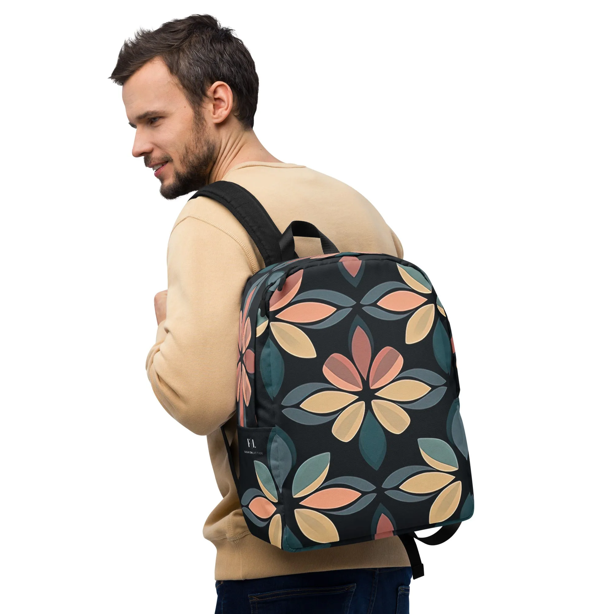 Midnight Bloom - Minimalist Backpack