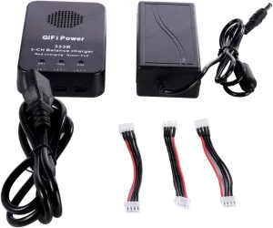 MIFXIN Battery Charger for Yuneec Q500 3S Lithium Battery Smart Balance Fast Charger Battery Pack Charging Hub for Yuneec Q500, Q500 , Q500 4K RC Quadcopter Power Supply Adapter