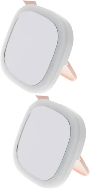Milisten 2pcs Led Compact Mirror Makeup Supplies Portable Night Light Perfect for Daily Beauty Routine