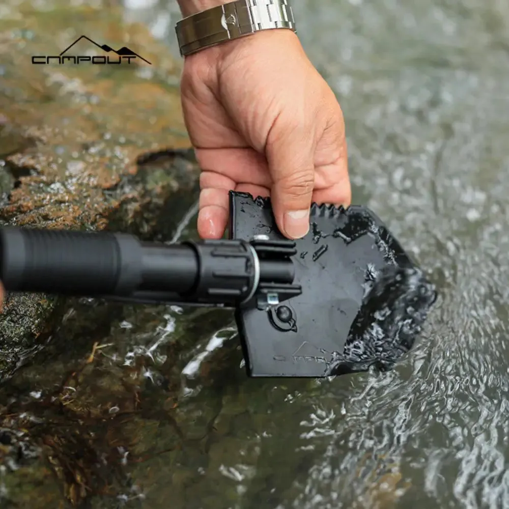 Military Stainless Steel Portable Folding Shovel
