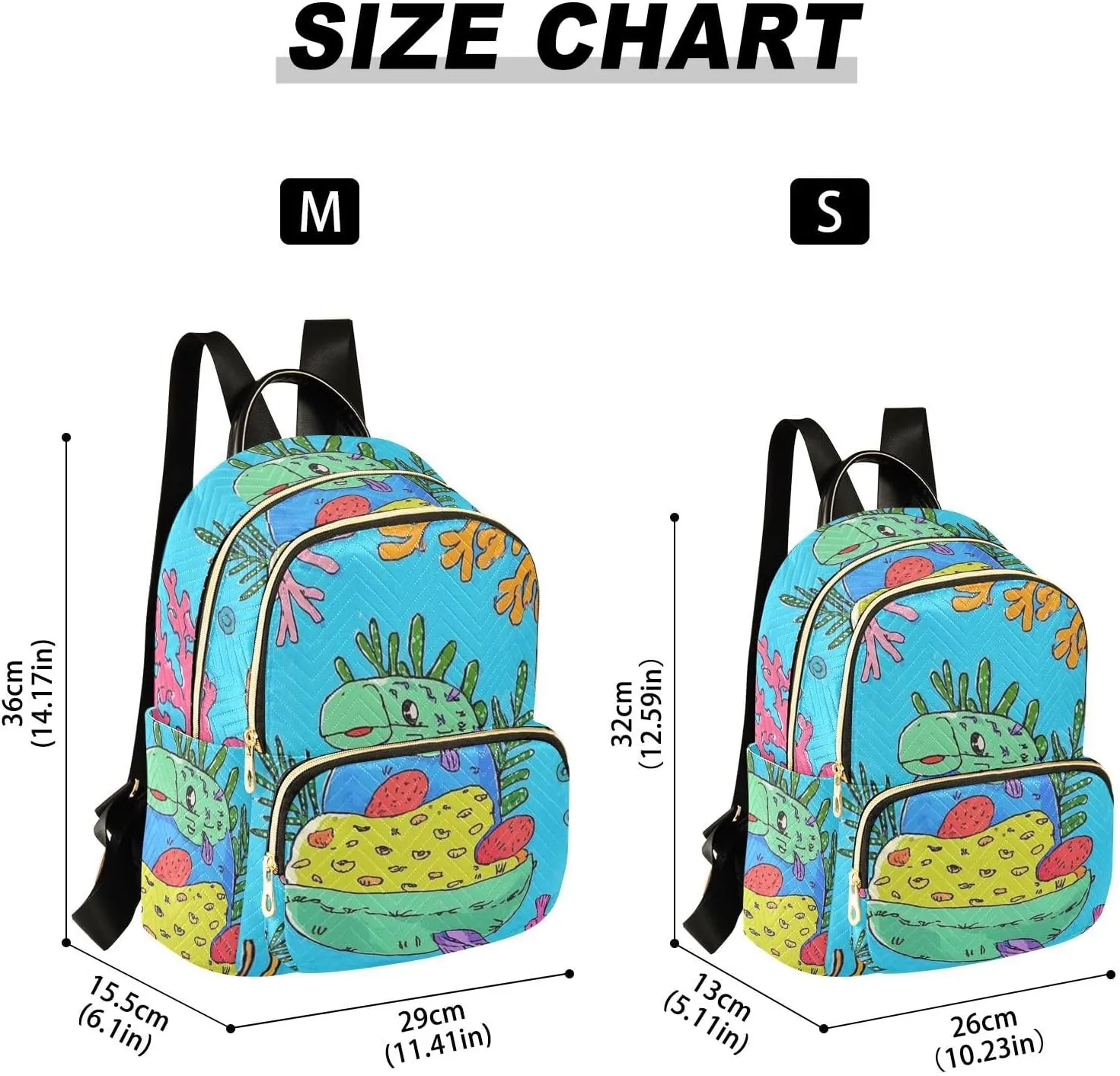Mini Backpack Quilted Purse for Womens Small Backpack Daypack Coral Pattern for Travel Daily Work,Multi12