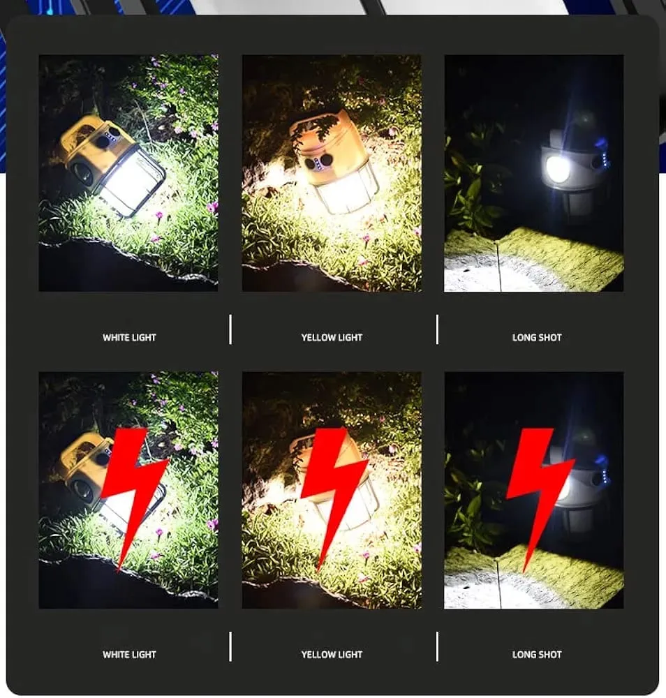 Mode, Portable Torch Epic sale Light Exclusive sale Lighting Camping hiking 4 Camping Lantern Tent with USB Hook, Waterproof Lights Modes, with Rechargeable