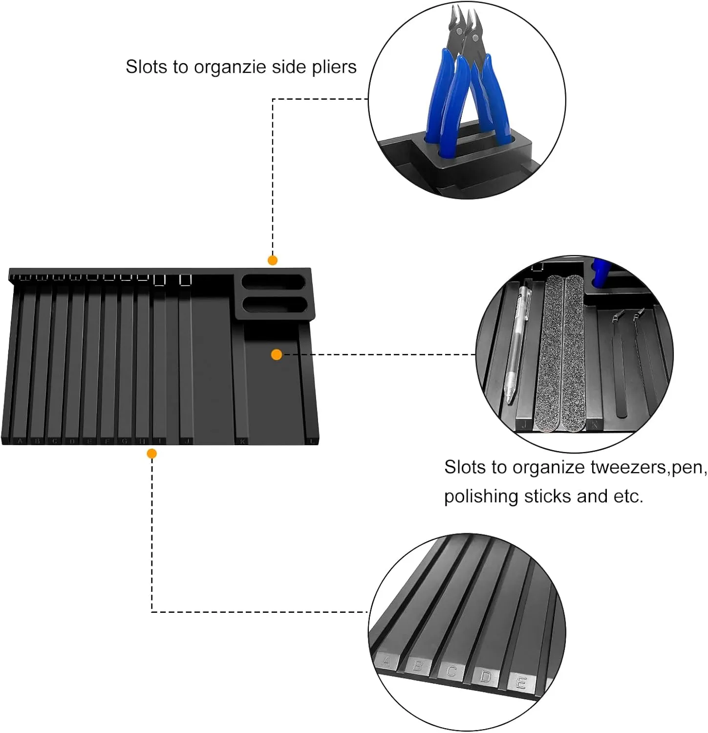 Model Sprue Holder for Gundam MG/HG/PG Kits,Runner Holder Stand Organizer Rack for Gundam Models,Frame Parts Holder for DIY Model Making Accessories,Plastic Tool for Hobby Action Figure (Black)