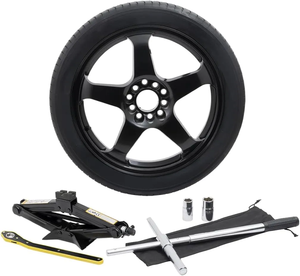 Modern Spare Complete Compact Spare Tire Kit - Fits 2015-2023 Chrysler 300 All Trims
