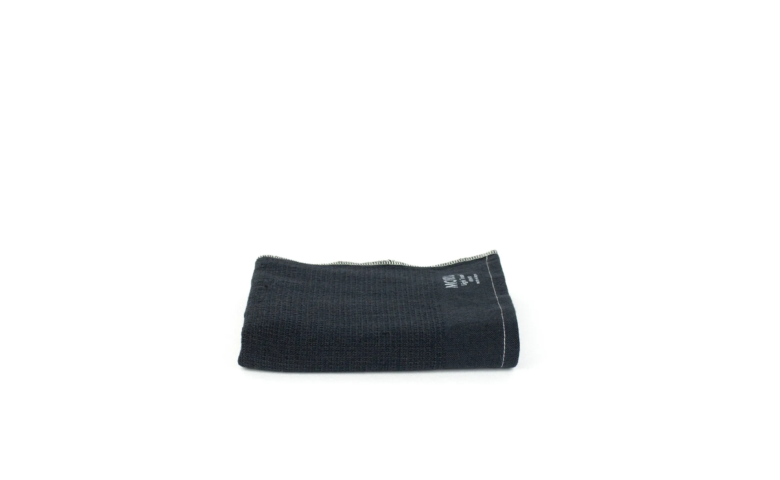 Moku charcoal black - Lightweight Cotton Towel Tenugui