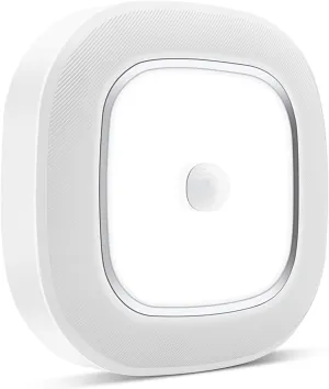 Motion Sensor Ceiling Light Battery Operated, Wireless Motion Activated LED Light 300LM White Indoor Lights for Closet Cordless Stair Hallway Bedroom Pantry Shed Shower Light