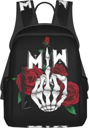 Motionless Rock In White Backpack Lightweight Backpack Travel Bag Classic Laptop Daypack for Men Women Backpack