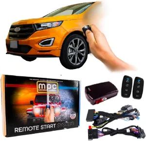 MPC 2-Way Remote Start Compatible with Ford Escape 2013-2016 || 100% Plug & Play || NO Wire Splicing! || Includes 2-Way 4-Button Remotes || 3000ft Range || USA Tech Support