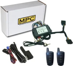 MPC Plug N Play Remote Starter Compatible with 2007-2009 Dodge Durango |Gas| |Key to Start| with T-Harness - (2) Extended Range 4-Button 2-Way Remotes - Up to 1,500 ft