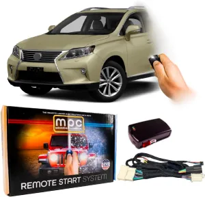 MPC Remote Start Kit Compatible with Lexus RX350 2009-2015 || Plug and Play || Lock 3X to Start || USA Tech Support