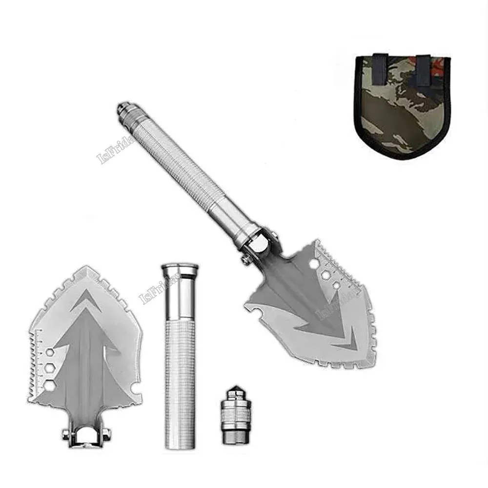 Multi-Function Folding Military Shovel 63cm Outdoor Survival Kit Garden Tools Camping