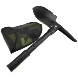 Multifunction Camping Shovel Survival Folding Shovels Military Tactical Shovel Hiking Outdoor Garden Hoe Digging Tool Kit
