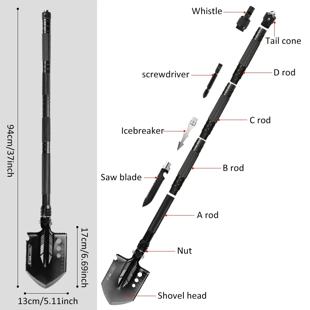 Multifunction Camping/Survival Folding Shovels