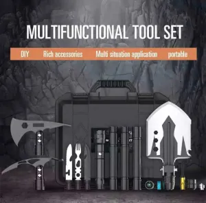 Multifunction Folding Shovel Survival Axe Kit