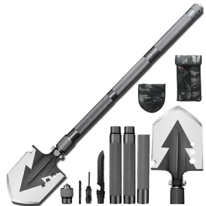 Multifunction Tactical Shovel Folding Camping Survival Emergency Tools Military