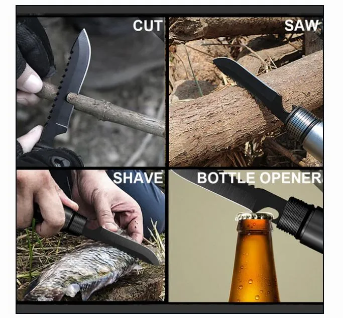 Multifunction Tactical Shovel Folding Camping Survival Emergency Tools