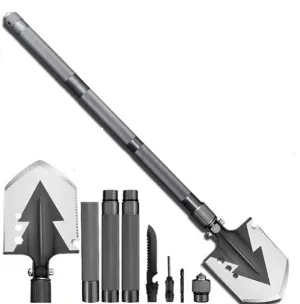 Multifunction Tactical Shovel Folding Camping Survival Emergency Tools
