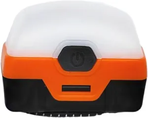 Multifunctional Camping Light Square Shape Light Portable Multifunctional Led Camping Light Rechargeable Tent Light Tangerine