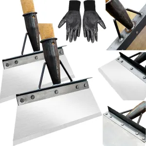 Multifunctional Cleaning Shovel, Multifunction Garden Shovel,2024 New Multi-Functional Outdoor Garden Cleaning Shovel,Square Garden Spade (9.8In*2)