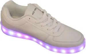 Multiple Color Light USB Charging LED Lighted Luminous Couple Casual Shoes Women's LED Shoes LED Sneakers Christmas Cosplay (US75-Women)