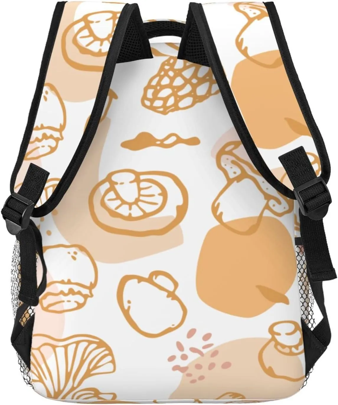 Mushroom Spores, Shapes, And Edible Mushrooms Backpack Laptop Backpack Sports Travel Shoulder bag Light casual backpack