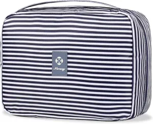 Narwey Small Hanging Travel Toiletry Bag for Women, Travel Bag for Toiletries, Makeup Bag Organizer Cosmetic Bags Make Up Bags for Girls