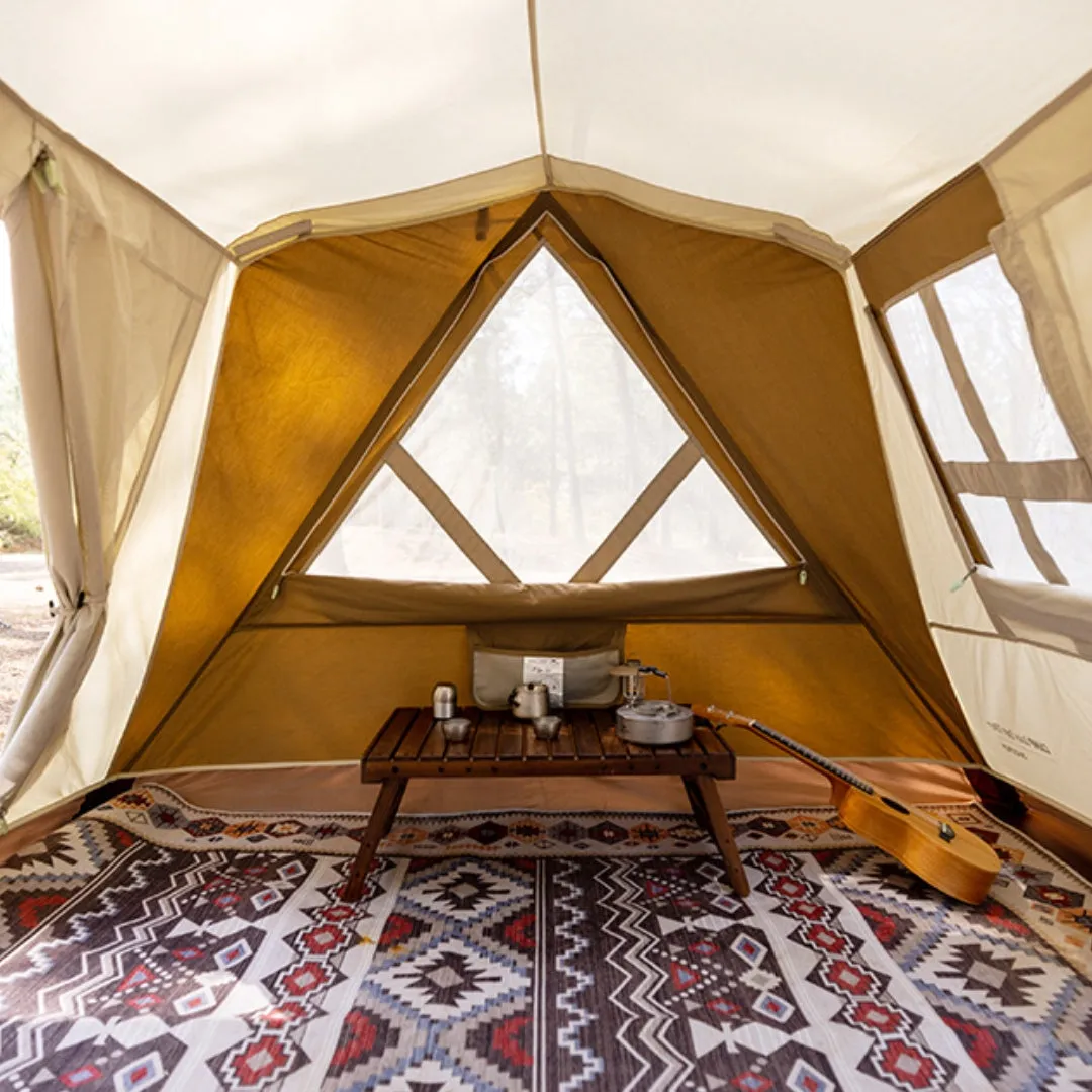 Naturehike A-Type Village Cotton Automatic Tent Dark Brown