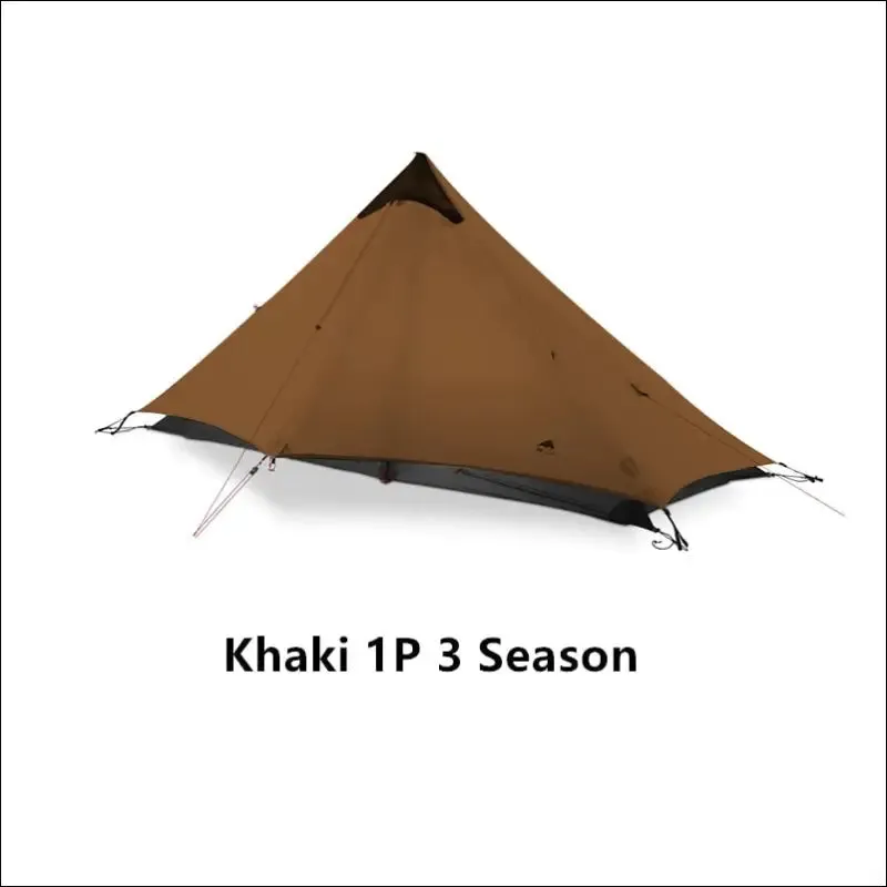 New version 230cm 3f ul gear lanshan 1 ultralight camping 3/4 season 15d silnylon rodless tent