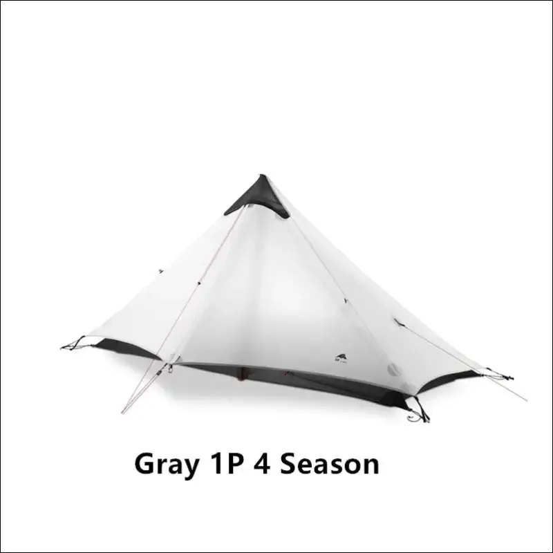 New version 230cm 3f ul gear lanshan 1 ultralight camping 3/4 season 15d silnylon rodless tent