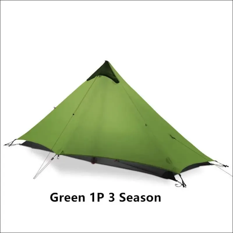 New version 230cm 3f ul gear lanshan 1 ultralight camping 3/4 season 15d silnylon rodless tent
