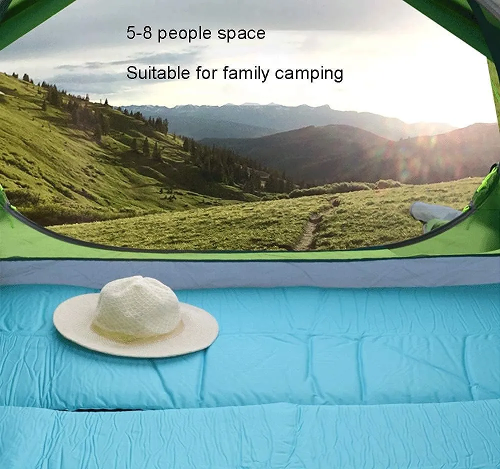 NIEH 5-8 Person Fully Automatic Hexagon Camping Tent Instant Tents Sun Shelter Waterproof for Outdoor Sports Hiking Travel Rainfly