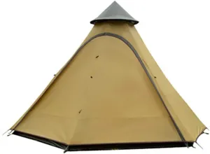 NIEH Dome Tents, 3-4 Person Lightweight Tent, Outdoor Family Camping Tent with Zipped Groundsheet and Tent Accessories, Perfect for Outdoor, Traveling, Hiking, Camping,Beige