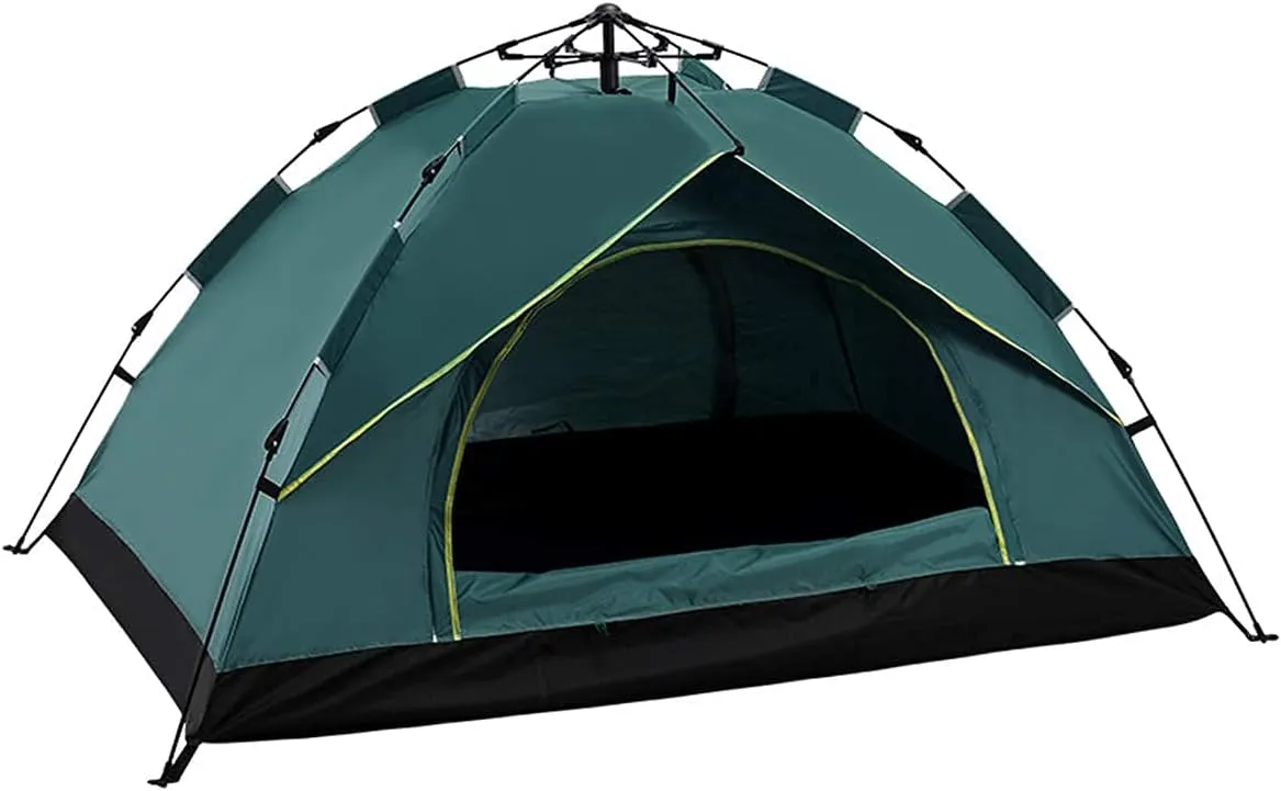 NIEH Outdoor Camping Tent Family Waterproof Camping Tents Easy Setup with Moisture-Proof pad Tent Sun Shade 2/3／4 Person