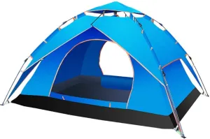 NIEH Tent Portable Multifunction Folding Automatic Waterproof Sunscreen Windproof Outdoor Family Camping Tents 3-4 Person