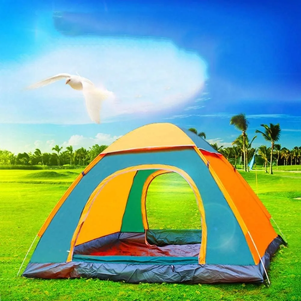 NIEH Tent Ultralight Portable Outdoor Camping Folding Automatic 3-4 Person Waterproof Family Tents