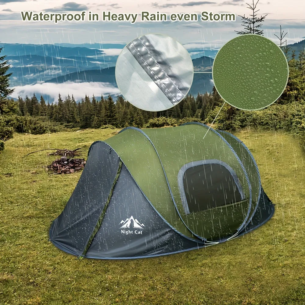 Night Cat Instant PopUp Tent Camping Made Easy