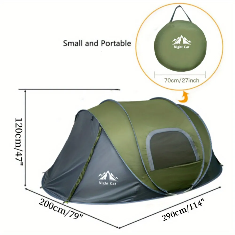 Night Cat Instant PopUp Tent Camping Made Easy