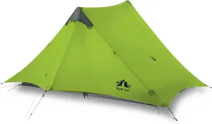 Night Cat Ultralight Tent 1 Person for Professional Backpacker Hiker 2 LBS Only Lanshan Backpacking Bivvy Ground Tent Heavy Rain Waterproof Trekking Pole Not Included