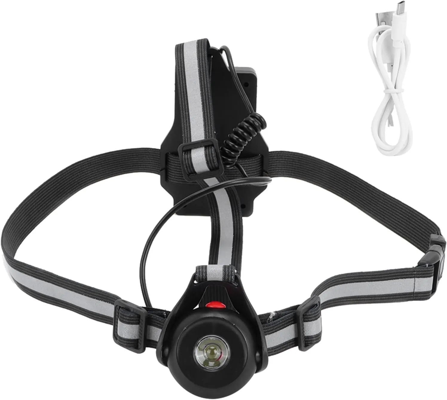 Night Running Light with Triangular Fixed Structure, Chest Back LED Warning Light with 3 Lighting Modes, USB Rechargeable, IP44 Design for Run Jogging Exercise